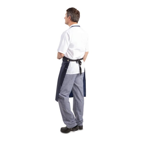 Whites Water Resistant Bib Apron Blue - Image 3