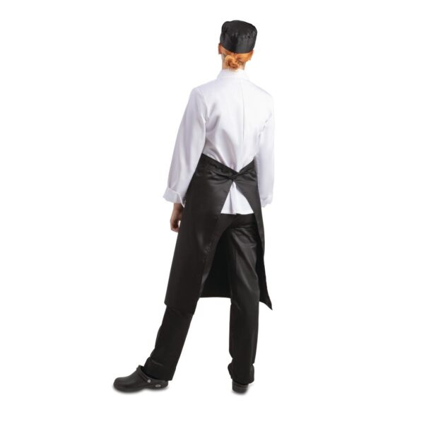 Whites Black Chef Aprons - 30x36'' - Image 4
