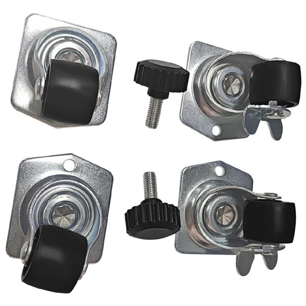 Castors & Adjustable Feet (set 6) for CC064 CC065 CJ794 DG280