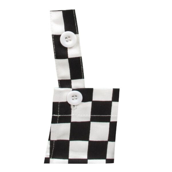 Whites Childrens Black & White Check Apron - Image 2