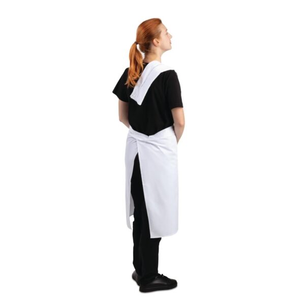 Whites Bistro Apron White - 1000x700mm 39.4x27.5" - Image 2