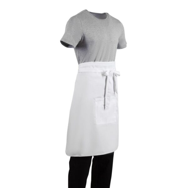 Whites Bistro Apron White - 1000x700mm 39.4x27.5" - Image 7