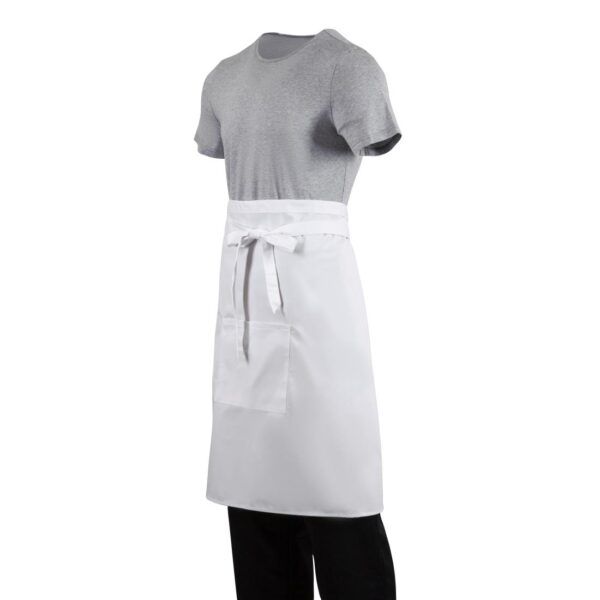 Whites Bistro Apron White - 1000x700mm 39.4x27.5" - Image 8