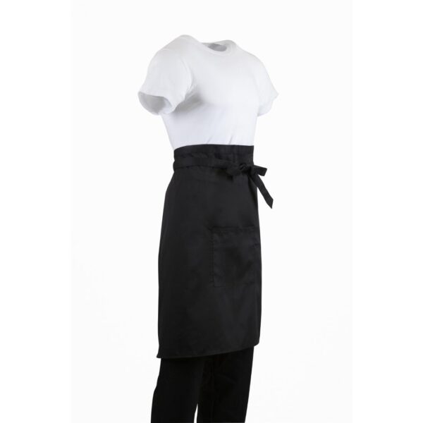 Whites Bistro Apron Black - 1000x700mm 39.4x27.5" - Image 5