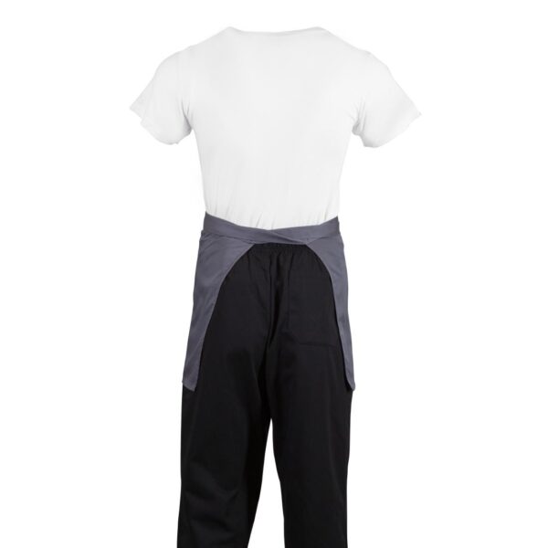 Whites Short Bistro Apron Charcoal - 750x373mm 29.5x14.7" - Image 7