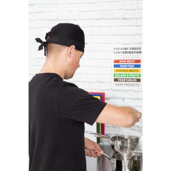 Whites Nevada Chefs Bandana Black - Image 8