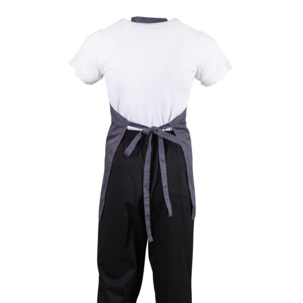 Whites V Neck Service Apron - Charcoal - Image 9