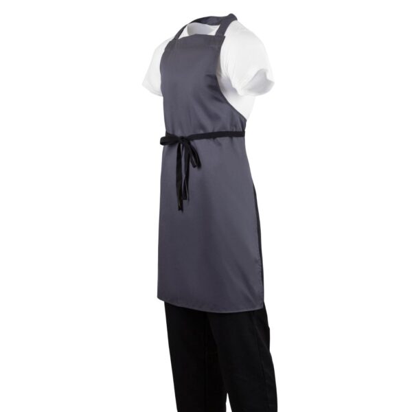 Whites Bib Apron Polycotton Charcoal - Image 7