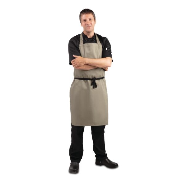 Whites Bib Apron Polycotton Olive - Image 2