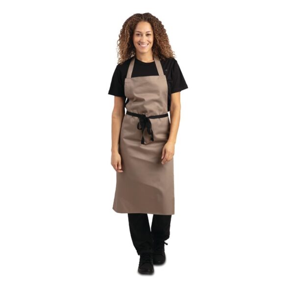 Whites Bib Apron Polycotton Tan - Image 2