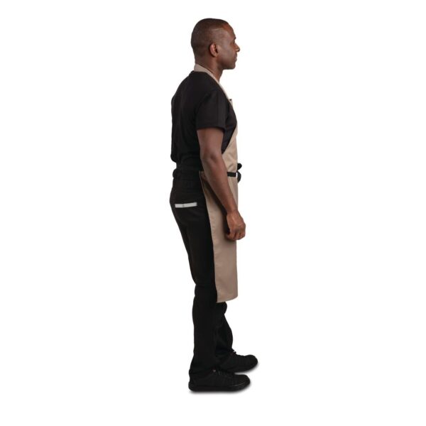 Whites Bib Apron Polycotton Tan - Image 6