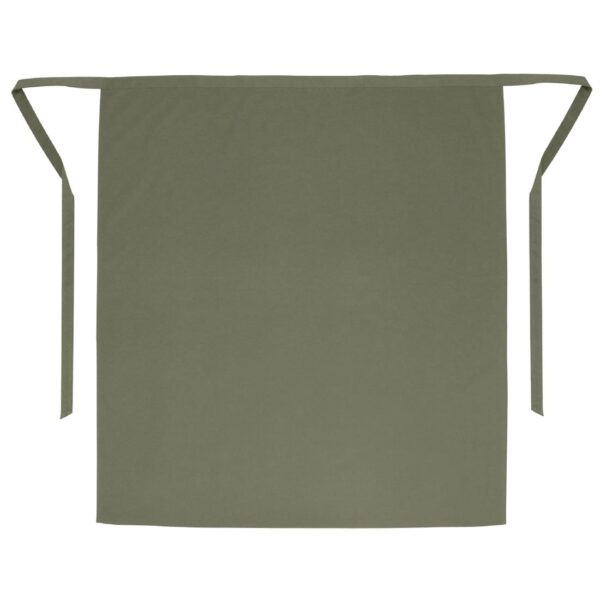 Whites Long Bistro Apron Olive- 1000x1000mm 39.4x39.4" - Image 2