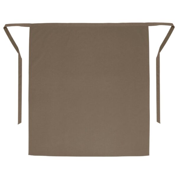 Whites Long Bistro Apron Tan- 1000x1000mm 39.4x39.4" - Image 2