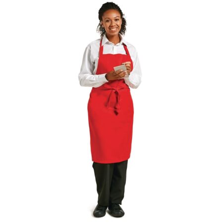 Le Chef Red Bib Apron