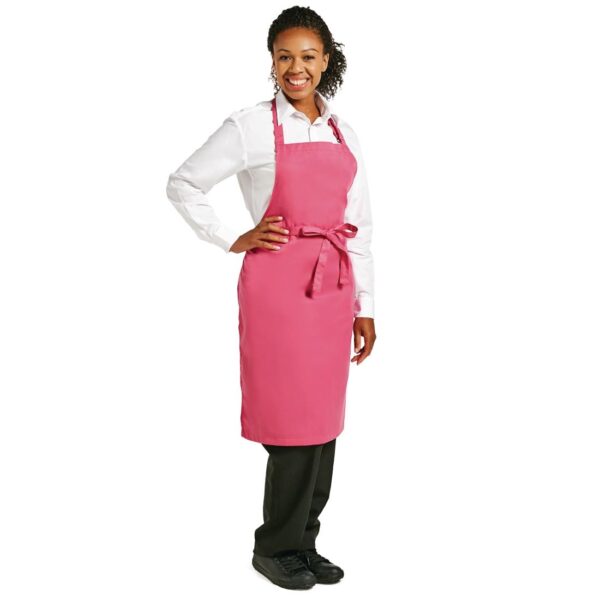 Le Chef Pink Bib Apron
