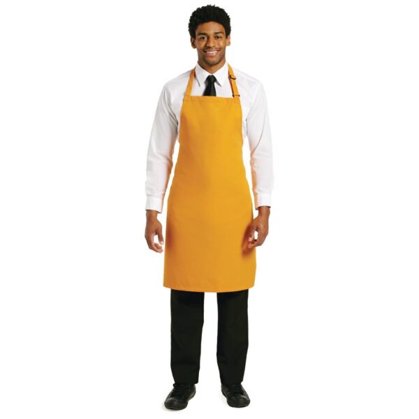 Le Chef Orange Bib Apron