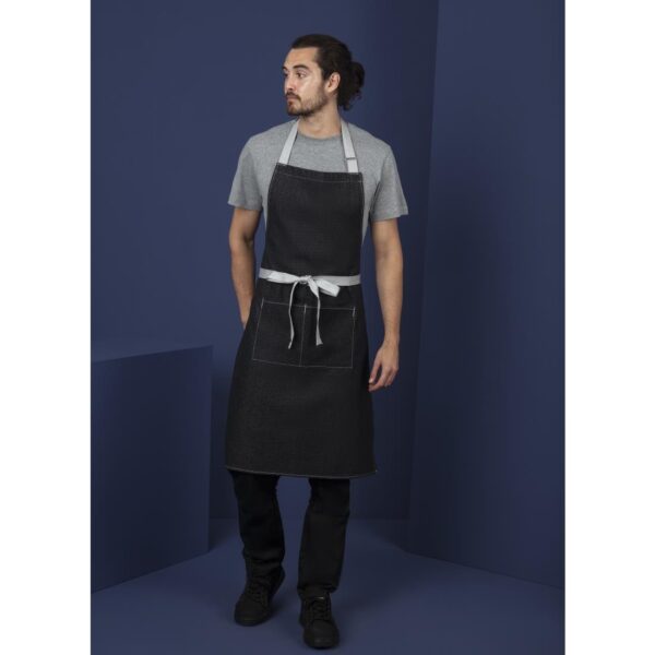 Southside Bib Apron Denim Black - 700x1000mm - Image 9