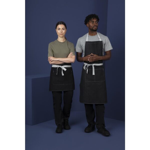 Southside Waist Apron Denim Black - 700x430mm - Image 2