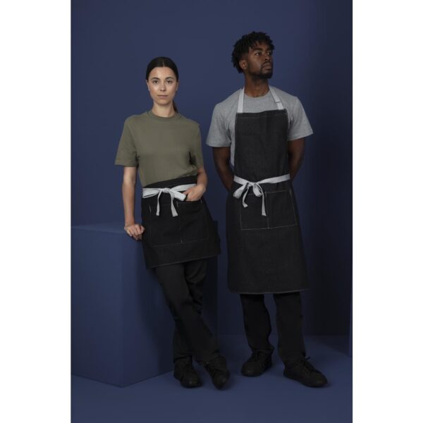 Southside Waist Apron Denim Black - 700x430mm - Image 3