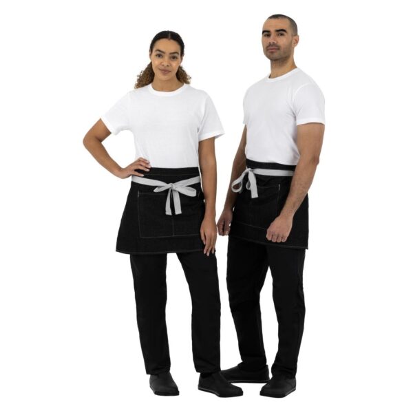 Southside Waist Apron Denim Black - 700x430mm - Image 6