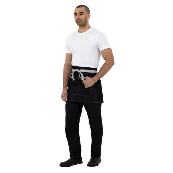 Southside Waist Apron Denim Black - 700x430mm - Image 7