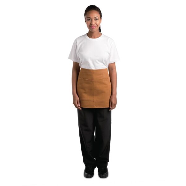 Southside Bistro Apron Denim Tan - 700x430mm - Image 4