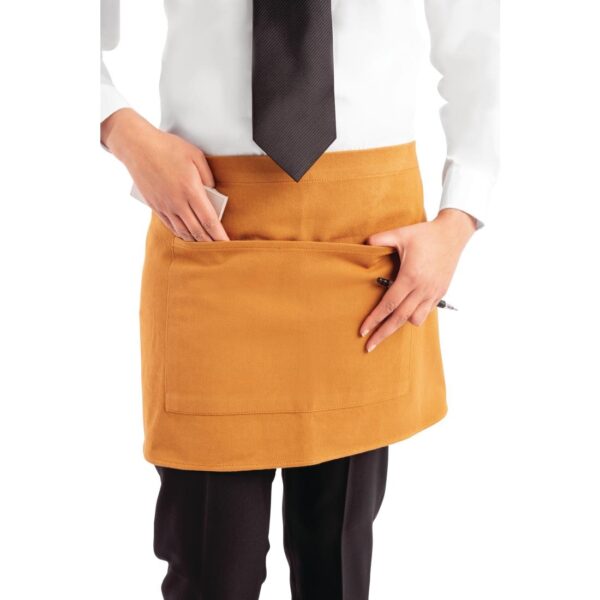 Southside Bistro Apron Denim Tan - 700x430mm - Image 3