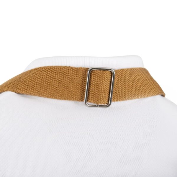 Southside Short Length Bib Apron Denim Blue (Tan Ties) - 780x700mm - Image 7