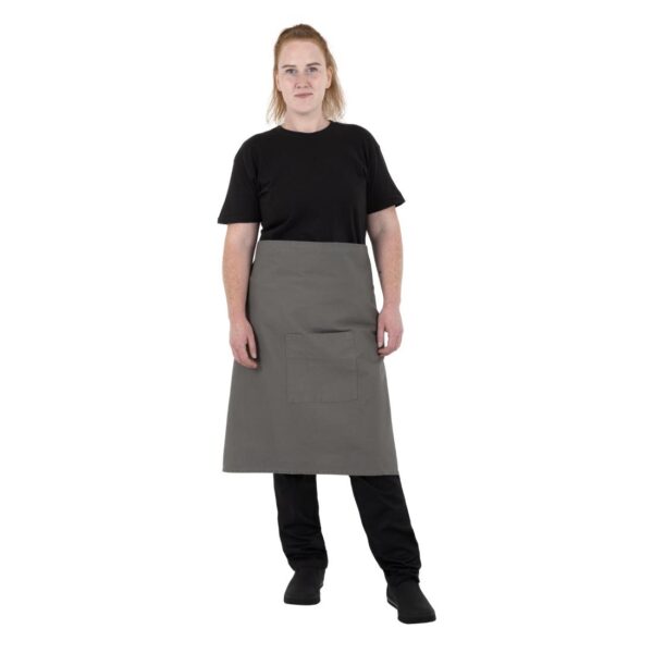 Southside Cotton Canvas Bistro Apron Khaki - Image 2