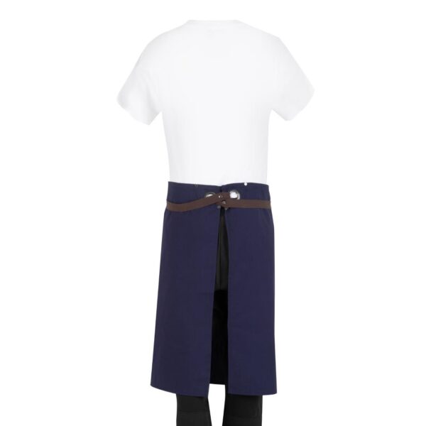 Southside Cotton Canvas Bistro Apron Navy - Image 8