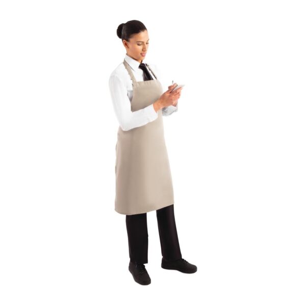 Le Chef Bib Apron - Biscuit - Image 2