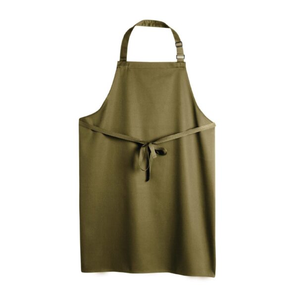 Le Chef Bib Apron - Olive - Image 2