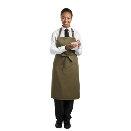Le Chef Bib Apron - Olive