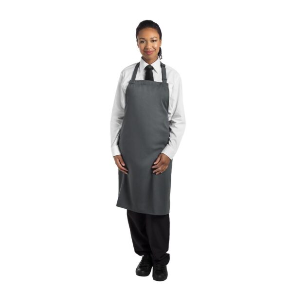 Le Chef Bib Apron - Storm Grey - Image 5