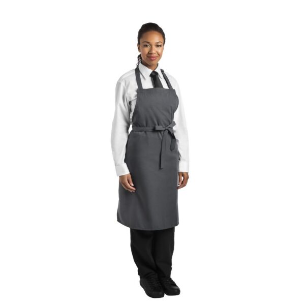 Le Chef Bib Apron - Storm Grey - Image 2
