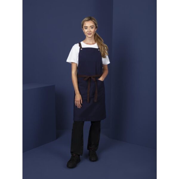 Southside Cotton Canvas Bib Apron Navy - Image 13