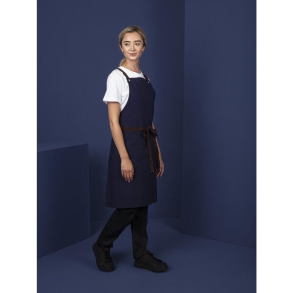 Southside Cotton Canvas Bib Apron Navy - Image 14