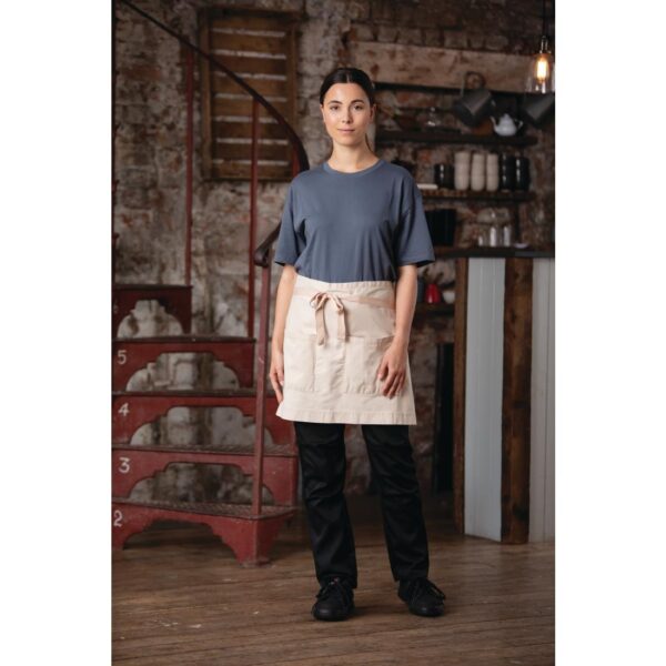 Southside Cotton Canvas Waist Apron Stone - Image 5