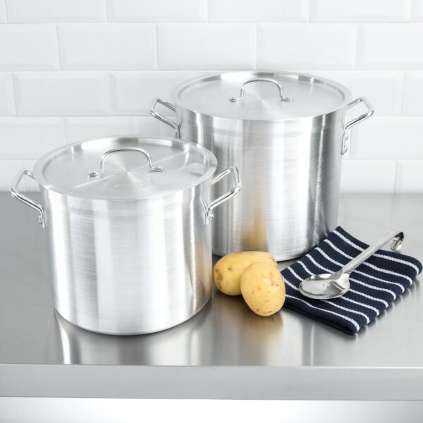 Vogue Stockpot Aluminium - 440mm 56 5/8Ltr - Image 5