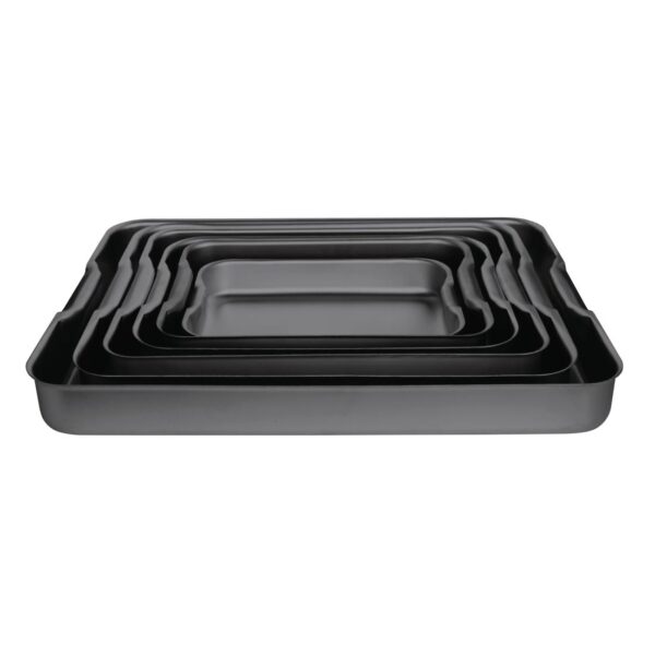 Vogue Baking Dish Hard Anodised - 325x225x45mm12 3/4x8 1/2 x1 3/4" - Image 2