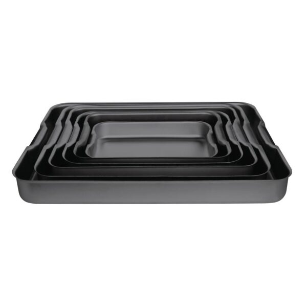 Vogue Baking Dish Hard Anodised - 370x265x70mm 14 1/2x10 1/2x2 3/4" - Image 2