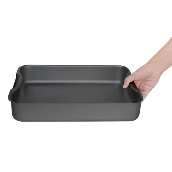 Vogue Baking Dish Hard Anodised - 370x265x70mm 14 1/2x10 1/2x2 3/4" - Image 5