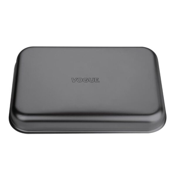 Vogue Bakewell Pan Hard Anodised - 320x215x40mm 12 1/2x8 1/2x1 1/2" - Image 3