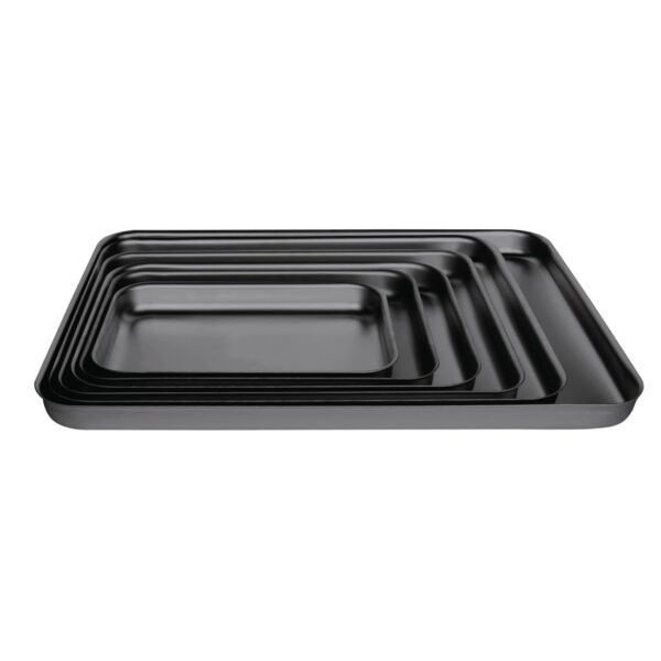 Vogue Bakewell Pan Hard Anodised - 370x220x40mm 14 1/2x10 1/2x1 1/2" - Image 5