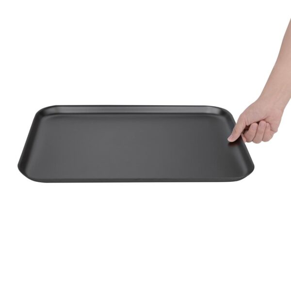 Vogue Baking Sheet Hard Anodised - 420x305x20mm 16 1/2x12x 3/4" - Image 5