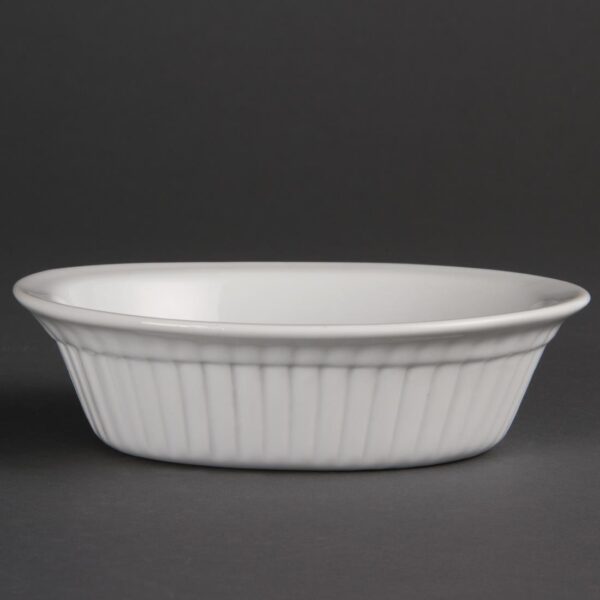 Olympia Whiteware Oval Pie Dish - 46Hx170Wx133mmD (Box 6) - Image 2