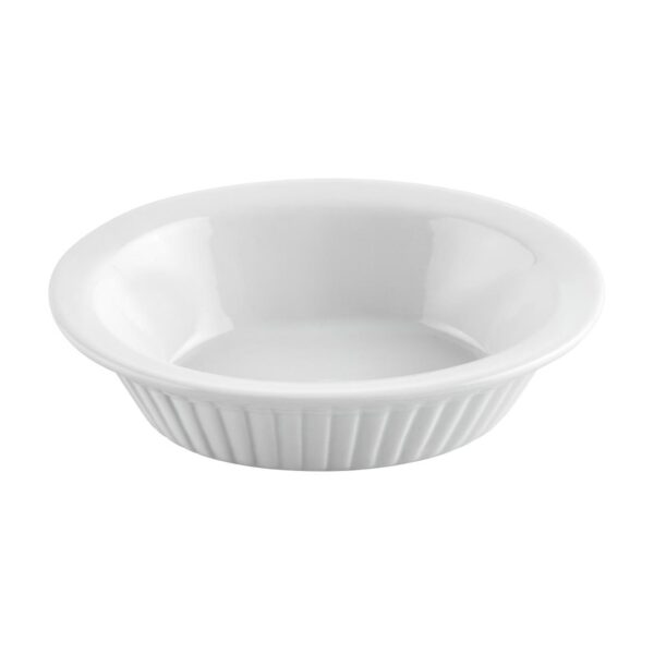 Olympia Whiteware Oval Pie Dish - 46Hx170Wx133mmD (Box 6) - Image 3
