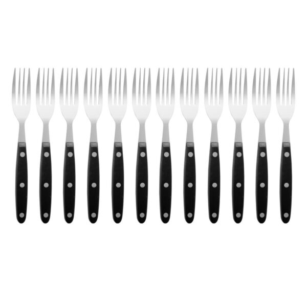 Steak Forks Black - 200mm (Box 12) - Image 3