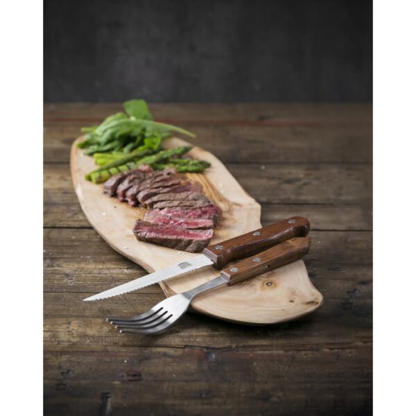 Steak Forks Wood - 4" (Box 12) - Image 3