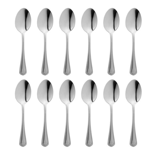 Olympia Jesmond Dessert Spoon St/St (Box 12) - Image 3